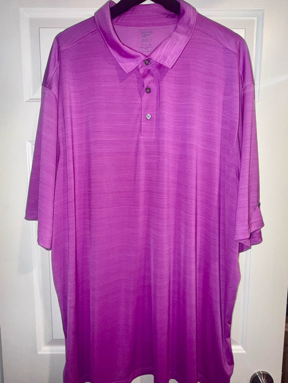 Reebok Bright Purple Men's Golf Polo